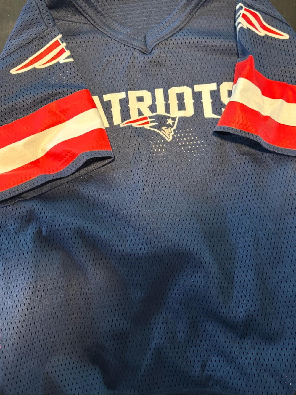 Patriots Kids' Navy and Red Mesh Matching Jersey Set